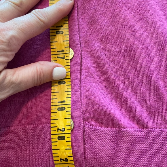 Trina Turk Rasberry Cardigan P/Small - Picture 6 of 9